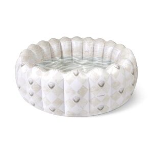 NIB Minnidip THE COASTAL TRAVERTINE TUFTED POOL